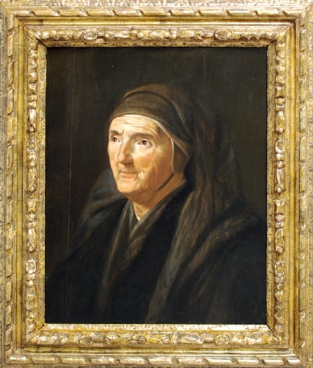 Scuola Fiamminga — Ritratto di vecchia